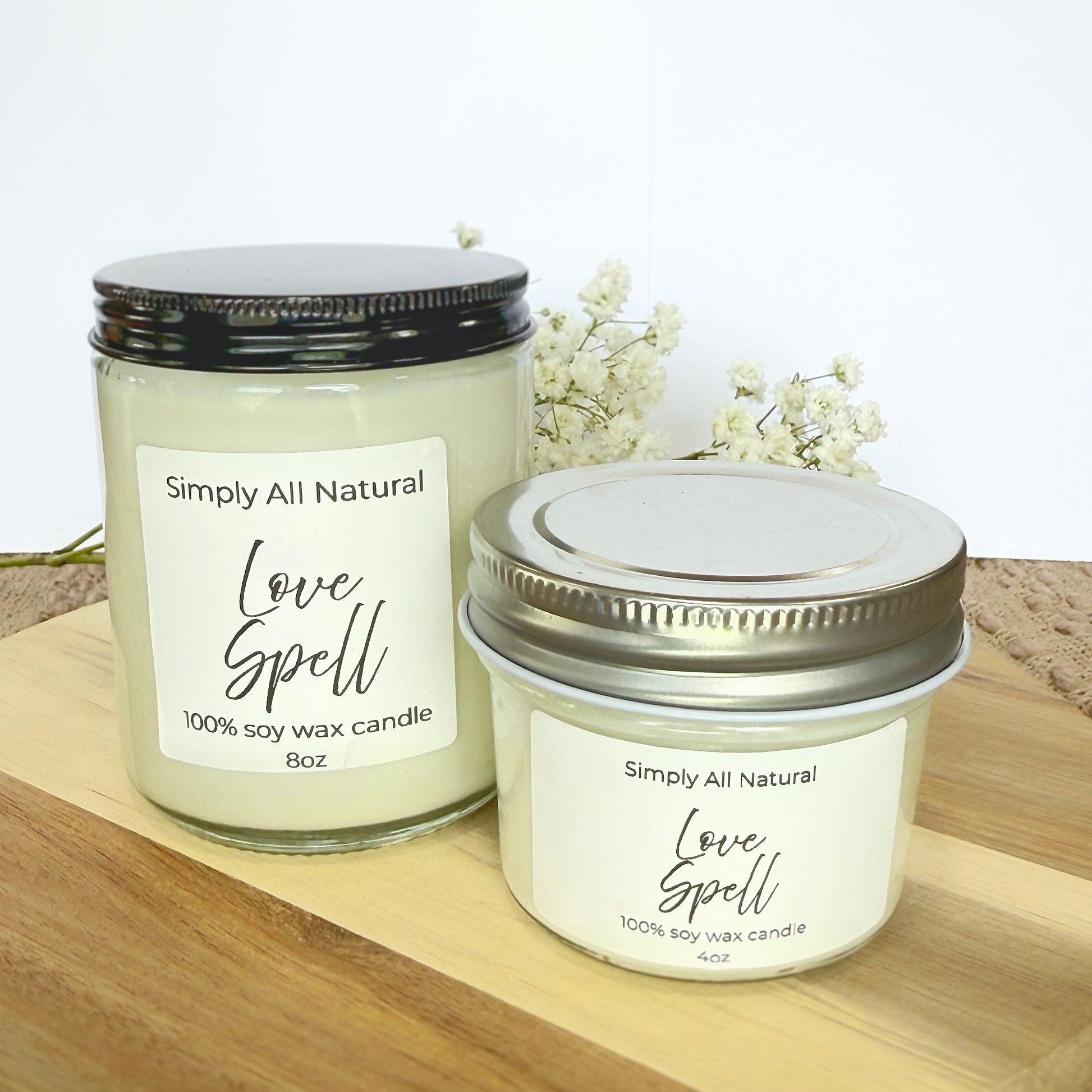 Love Spell 100% soy wax candle