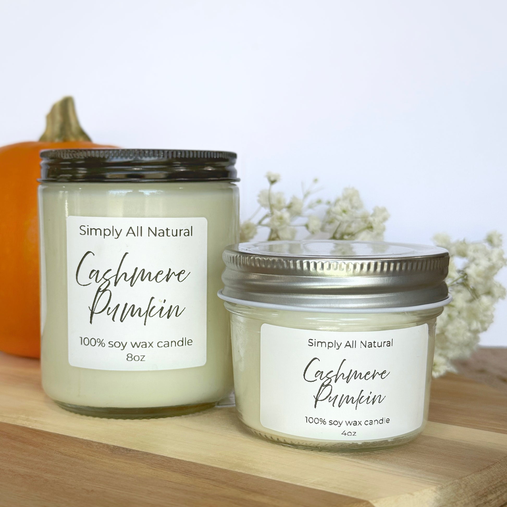 Cashmere Pumpkin 100% soy wax candle